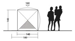 Outwell Beach Shelter Compton (2023) -CampEase Store 111230 beach shelter compton drawing other5