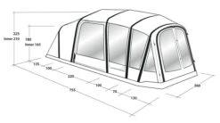 Outwell Jacksondale 5PA Tent (2022) -CampEase Store 111269 jacksondale 5pa drawing perspective2