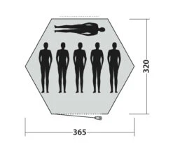 Easy Camp Moonlight Yurt Tent -CampEase Store 120382 moonlight yurt drawing floorplan3