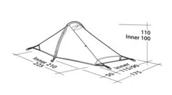 Robens Starlight 2 Tent (2022) -CampEase Store 130259 starlight 2 drawing perspective2