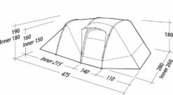 Robens Double Dreamer 5 Tent (2023) 23 Robens Double Dreamer 5 Tent (2023) -CampEase Store 130279 double dreamer 5 drawing perspective2
