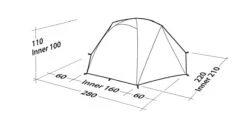 Robens Boulder 3 Tent (2023) -CampEase Store 130290 boulder 3 drawing perspective2