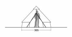 Robens Klondike S Tipi Tent (2022) 21 Robens Klondike S Tipi Tent (2022) -CampEase Store 130307 klondike s drawing other29
