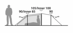 Robens Pioneer 2EX Tent (2022) -CampEase Store 130314 pioneer 2ex drawing other18