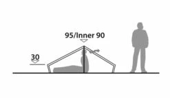Robens Chaser 1 Tent (2022) -CampEase Store 130315 chaser 1 drawing other26