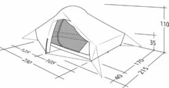 Robens Chaser 3XE Tent (2022) -CampEase Store 130317 chaser 3xe drawing perspective2