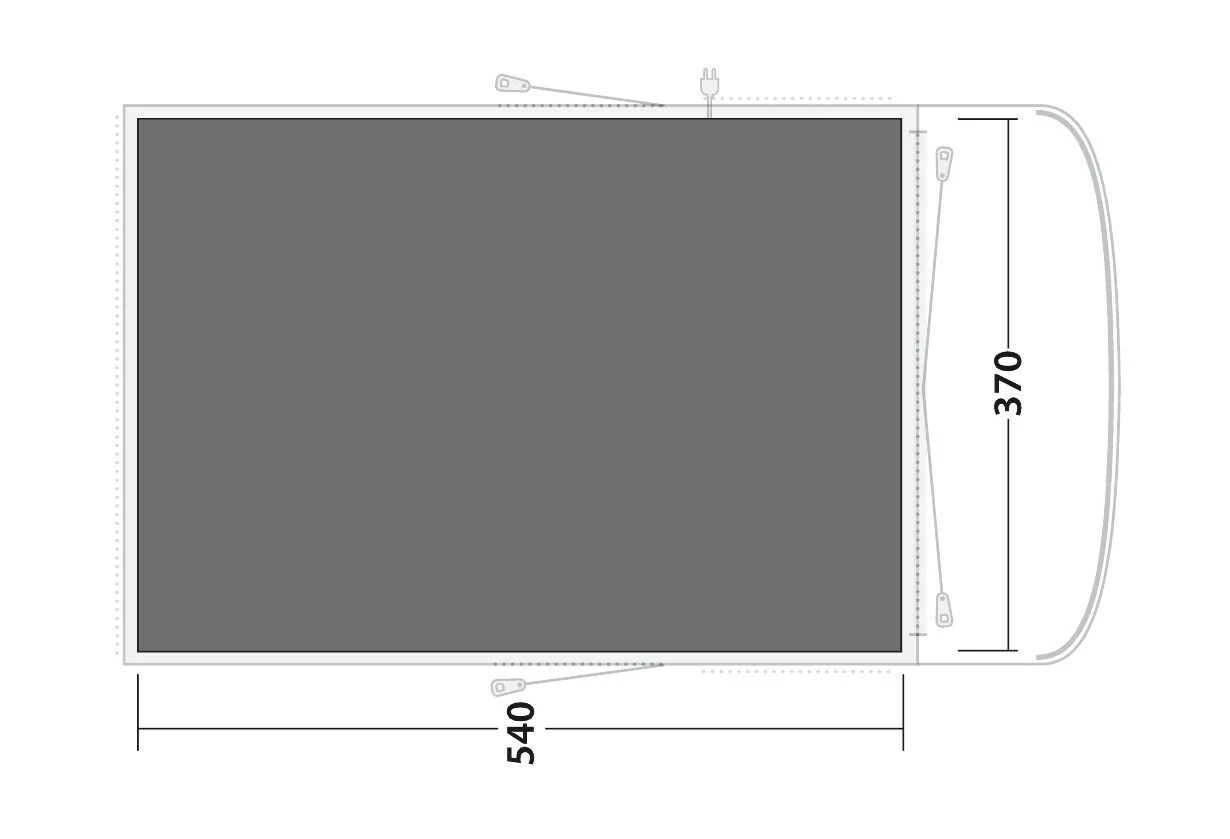 Outwell Colorado 6PE Footprint Groundsheet - Image 2