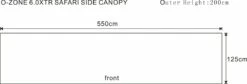 Outdoor Revolution O-Zone 6.0xtr Safari Side Sun Wing -CampEase Store 20190813canopy 1