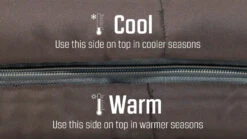 Outwell Contour Supreme Coffee Sleeping Bag -CampEase Store 230369 contour supreme coffee feature photo18