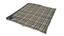 Outwell Camper Lux "R" Sleeping Bag Deep Blue (2023) -CampEase Store 230393 camper lux right side zipper feature photo6