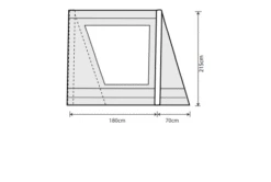 Outdoor Revolution Airedale 6.0s / 6.0se Front Porch Extension -CampEase Store airedale 6s se front porch extension fp 1