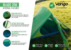Vango Blade 200 Tent (2022) -CampEase Store blade 2002