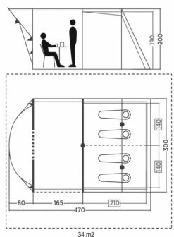 Coleman Castle Pines 4 BlackOut Tent (2022) -CampEase Store col fp 2000037062 castle pines 4