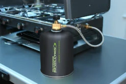 Outdoor Revolution Twin Burner Gas Stove & Grill -CampEase Store cook2105 twinburnergasstovegrill l3