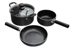 Outdoor Revolution 3 Piece Induction Pan Set -CampEase Store cook2112 3pceinductionpanset l1