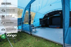 Vango Joro Poled 600XL Tent (2022) -CampEase Store earth collection poled infographics call outs3
