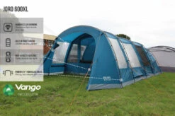 Vango Joro Poled 600XL Tent (2022) -CampEase Store earth collection poled infographics call outs4