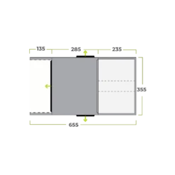 Zempire Evo TL V2 Air Tent (2023) -CampEase Store evo tl 0197002 floor plan 001 a 1