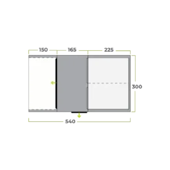 Zempire Evo TM V2 Air Tent (2023) -CampEase Store evo tm 0197003 floor plan 001 a