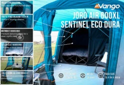 Vango Airbeam Vango Joro Air 600xl Dura Tent (2023) -CampEase Store joro air 650xl sentinel eco dura low res
