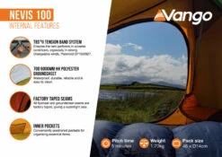 Vango Nevis 100 Tent (2023) -CampEase Store nevis 1002 small