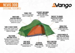 Vango Nevis 300 Tent (2023) -CampEase Store nevis 300