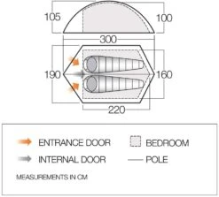 Vango Blade 200 Tent (2022) -CampEase Store vango 2019 tents floorplan blade pro 200